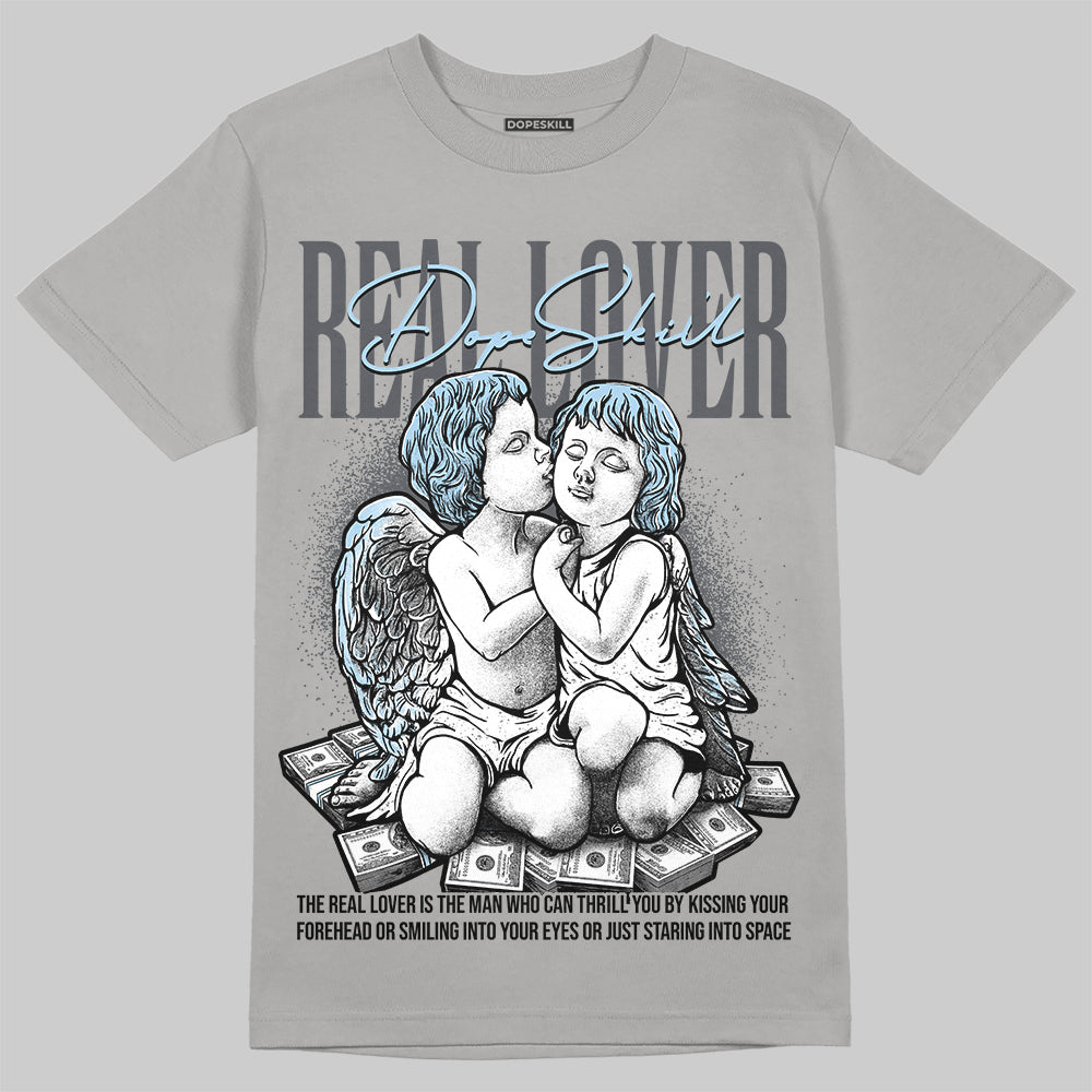 Jordan 5 Retro Wolf Grey (2026) DopeSkill T-Shirt Real Lover Graphic Streetwear - Gravel