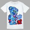 Dunk Low Argon DopeSkill T-Shirt Broken Heart Graphic Streetwear - White