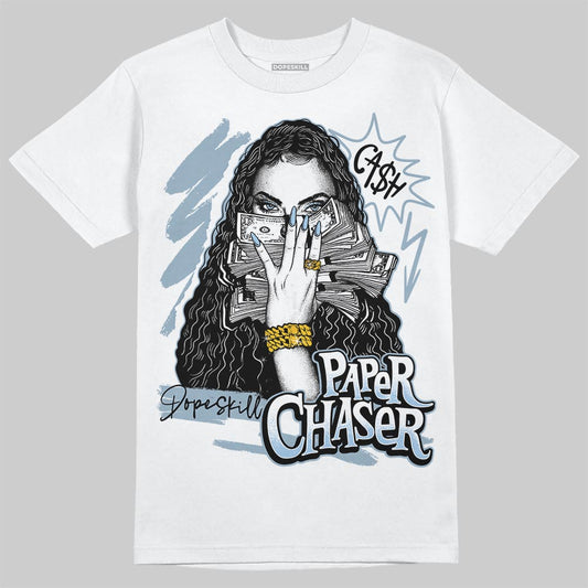 Jordan 40 “Blue Suede” DopeSkill T-Shirt NPC Graphic Streetwear - White