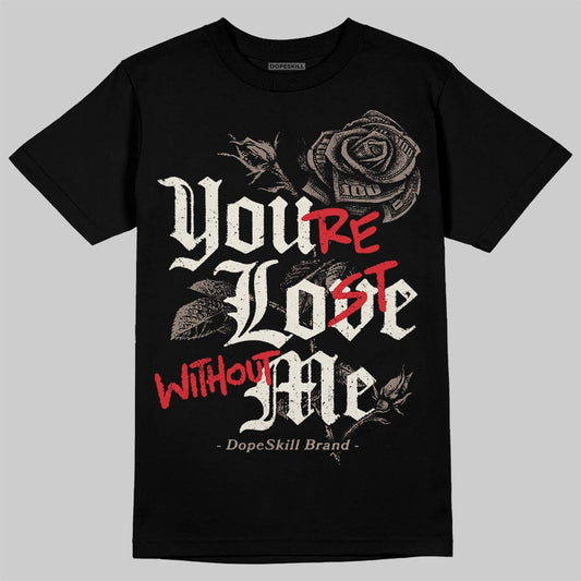 New Balance 204L Mushroom DopeSkill T-Shirt You’re Lost Without Me Graphic Streetwear - Black