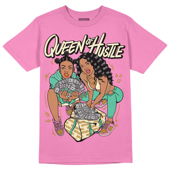 Parris Goebel x WMNS Dunk Low 'Playful Pink’ DopeSkill Pink T-shirt Queen Of Hustle Graphic Streetwear 