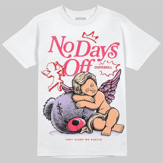 Jordan 5 Low “Peanut Butter Jelly” DopeSkill T-Shirt New No Days Off Graphic Streetwear - White