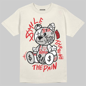 Jordan 1 Retro High OG “Sail” DopeSkill T-Shirt Smile Through The Pain Graphic Streetwear 