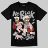 ASICS Gel-Nimbus 10.1 Strawberry DopeSkill T-Shirt No Risk No Story Graphic Streetwear - Black