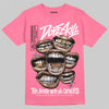 Jordan 3 GS “Cobalt Bliss” DopeSkill T-Shirt The Mouth With No Droughts Graphic Streetwear - Safety Pink