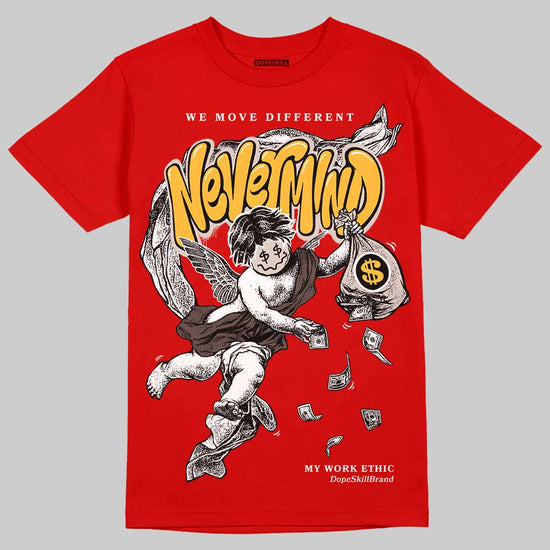 Adidas Samba OG Cloud White Better Scarlet Supplier Colour DopeSkill T-Shirt Nevermind Graphic Streetwear - Red