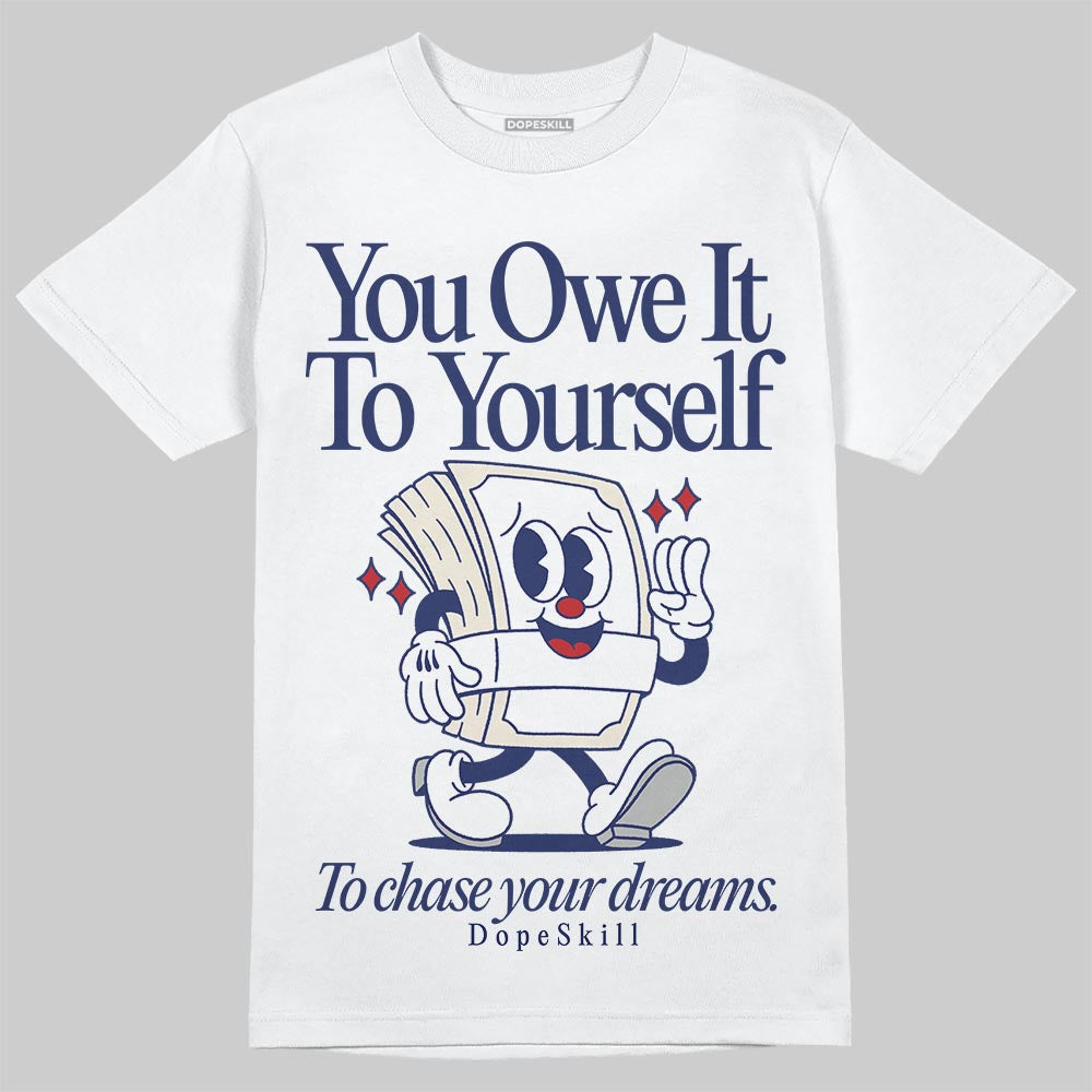 Jordan 11 “Rare Air” DopeSkill T-Shirt Owe It To Yourself Graphic Streetwear - White 