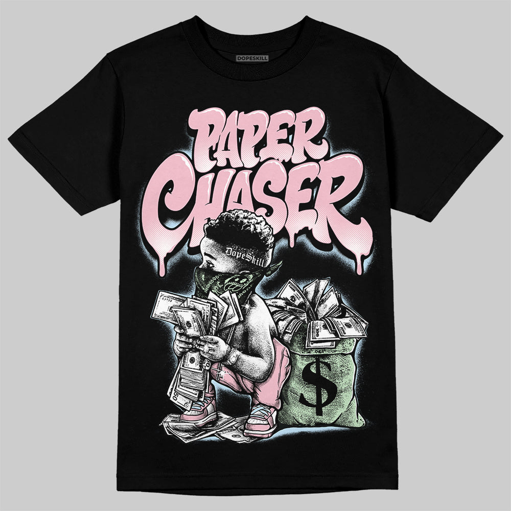 Jordan 4 Retro Valentine's Day (2026) (GS) DopeSkill T-Shirt Paper Chaser Boy Graphic Streetwear - black