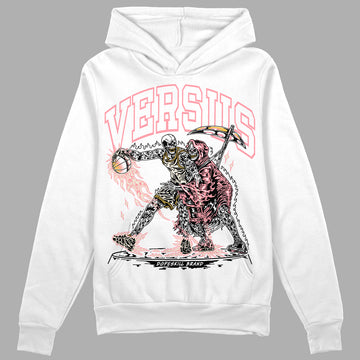 Jordan 3 GS “Red Stardust” DopeSkill Hoodie Sweatshirt VERSUS Graphic Streetwear - White