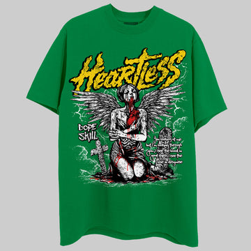 Jordan 5 “Lucky Green” DopeSkill Green T-Shirt Heartless Graphic Streetwear 