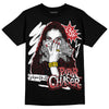 Jordan 12 “Red Taxi” DopeSkill T-Shirt NPC Graphic Streetwear - Black
