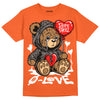 Jordan 3 Georgia Peach DopeSkill Orange T-Shirt Broken Bear Graphic Streetwear