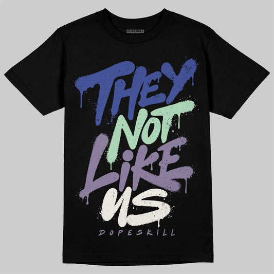 Jordan 1 Retro Low OG Zion Williamson Voodoo Alternate DopeSkill T-Shirt They Not Like Us Graphic Streetwear - black