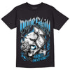 Jordan 2 Low "University Blue" DopeSkill T-Shirt Money On My Mind Graphic Streetwear - Black