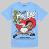 Vans Knu Stack Vintage Satin Dream Blue DopeSkill Blue T-shirt No Fake Love Graphic Streetwear