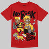 Jordan 14 Retro Ferrari (2025) DopeSkill T-Shirt No Risk No Story Graphic Streetwear - Red