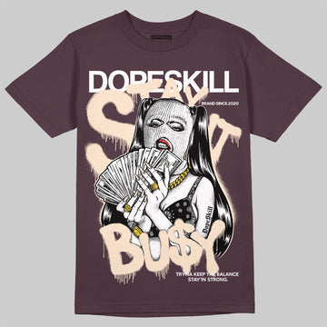 A Ma Maniere x Air Jordan 4 "Phantom" DopeSkill Maroon T-shirt Stay It Busy Graphic Streetwear