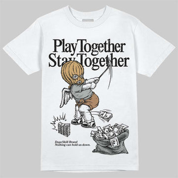 New Balance 1906R ‘White Gold’ DopeSkill T-Shirt Play together, Stay together Graphic Streetwear - White