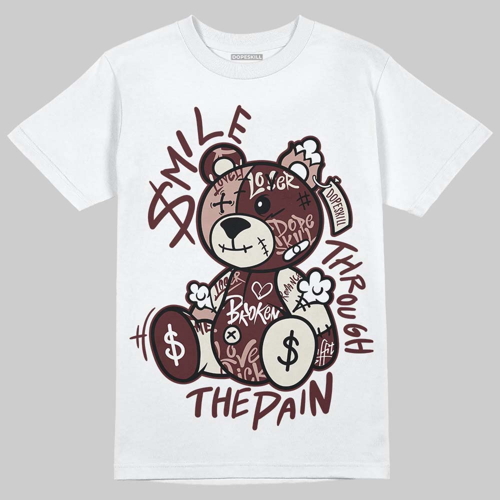Jordan 11 “China” DopeSkill T-Shirt Smile Through The Pain Graphic Streetwear - White