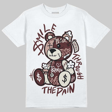 Jordan 11 “China” DopeSkill T-Shirt Smile Through The Pain Graphic Streetwear - White
