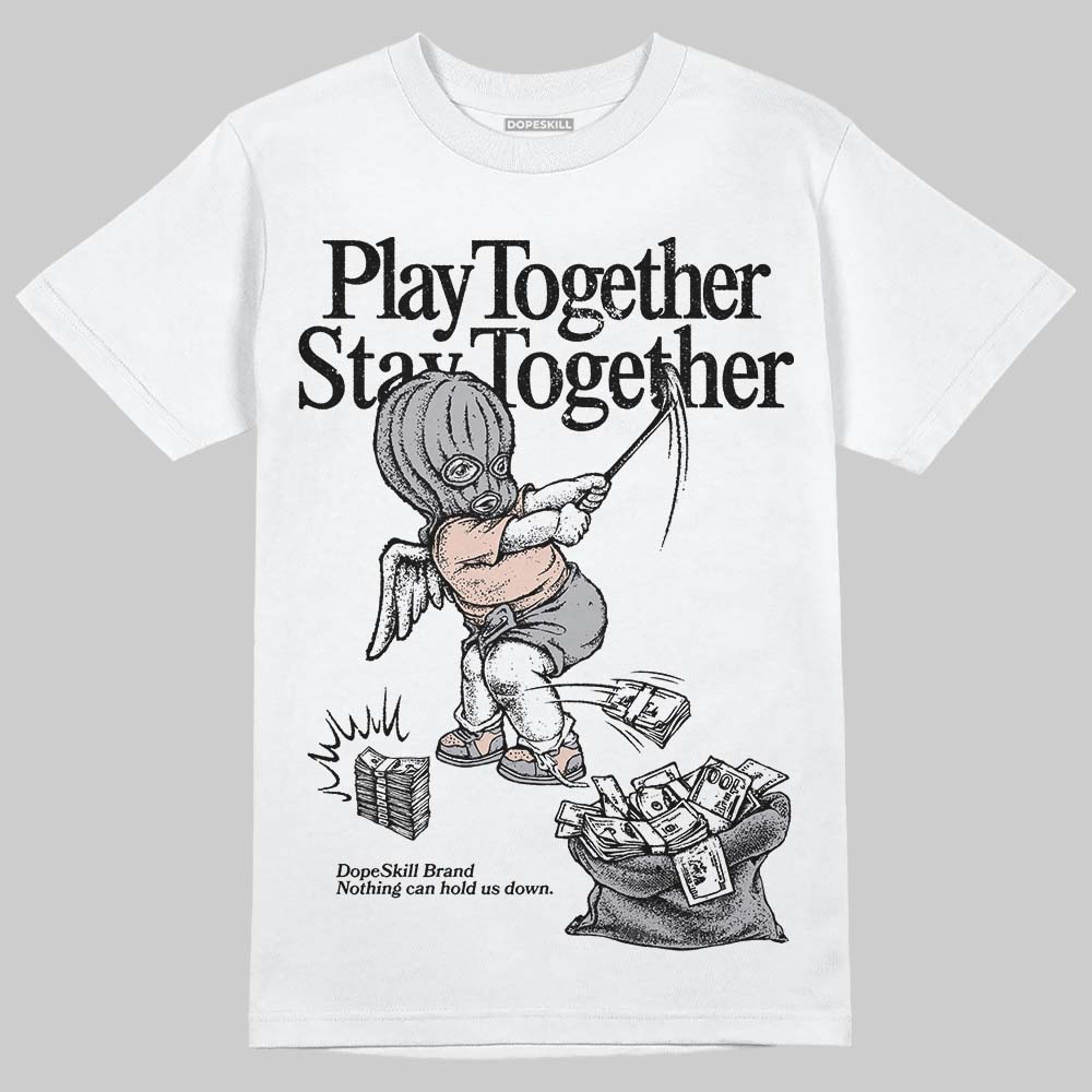 Asics Gel-1130 ‘Oyster Grey’ DopeSkill T-Shirt Play together, Stay together Graphic Streetwear - White