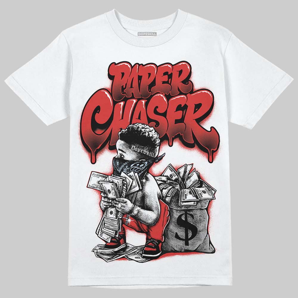 Jordan 6 “Reverse Infrared” DopeSkill T-Shirt Paper Chaser Boy Graphic Streetwear - White