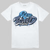 Jordan 11 Retro Low Diffused Blue DopeSkill T-Shirt Rare Breed Type Graphic Streetwear - White