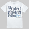 New Balance 9060 Arctic Grey DopeSkill T-Shirt Protect Me From Evil Graphic Streetwear - White 