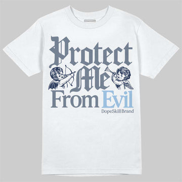 New Balance 9060 Arctic Grey DopeSkill T-Shirt Protect Me From Evil Graphic Streetwear - White 