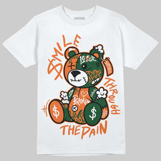 SoleFly x Air Jordan 3 “Fruits Of Our Labor” DopeSkill T-Shirt Smile Through The Pain Graphic Streetwear  White