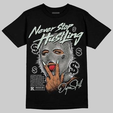 Jordan 1 Retro Low OG Year of the Snake (2025) DopeSkill T-Shirt Never Stop Hustling Graphic Streetwear - Black