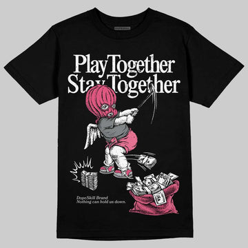 Balenciaga Runner White Fluo Pink DopeSkill T-Shirt Play together, Stay together Graphic Streetwear - Black