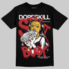 Jordan 14 Golf “Last Shot” DopeSkill T-Shirt Stay It Busy Graphic Streetwear - Black
