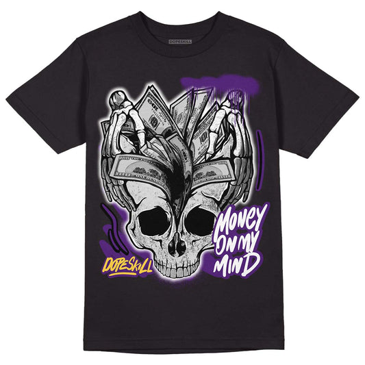 Jordan 12 “Field Purple” DopeSkill T-Shirt MOMM Skull Graphic Streetwear - Black