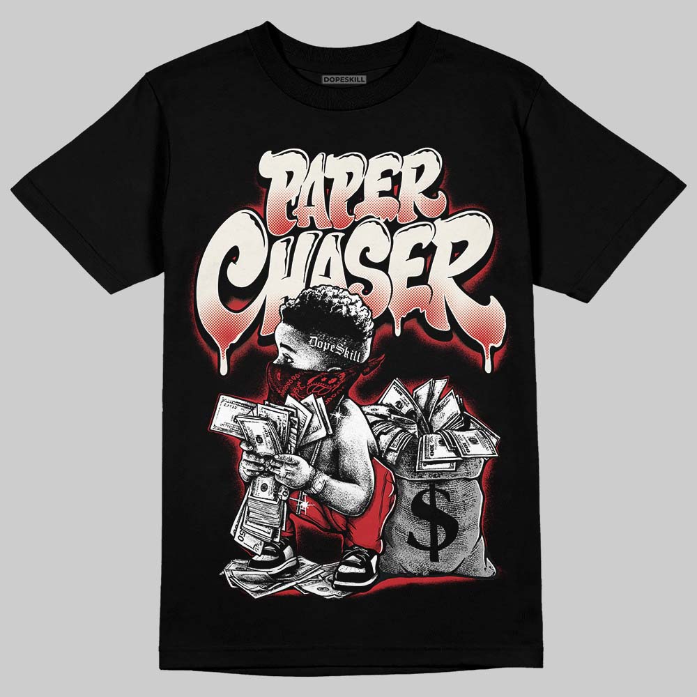 Jordan 4 “Flight Club” DopeSkill T-Shirt Paper Chaser Boy Graphic Streetwear - Black