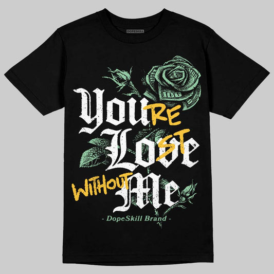 Asics Gel-Kayano 12.1 White/Menthol DopeSkill T-Shirt You’re Lost Without Me Graphic Streetwear - Black