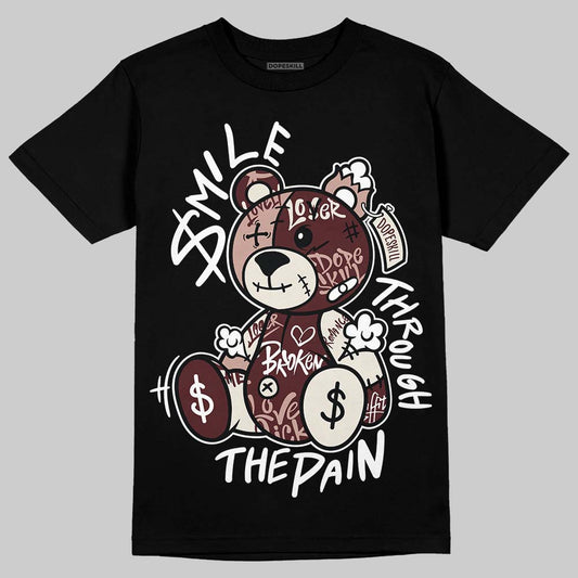 Jordan 11 “China” DopeSkill T-Shirt Smile Through The Pain Graphic Streetwear - Black