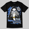 Awake NY x Jordan 5 Retro 'Black Racer Blue' DopeSkill T-Shirt NPC Graphic Streetwear - Black