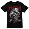 Jordan 5 Retro Burgundy (2023) DopeSkill T-Shirt Money Loves Me Graphic Streetwear - Black