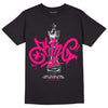 Jordan 1 Low GS “Fierce Pink” Dopeskill T-Shirt King Chess Graphic Streetwear - Black