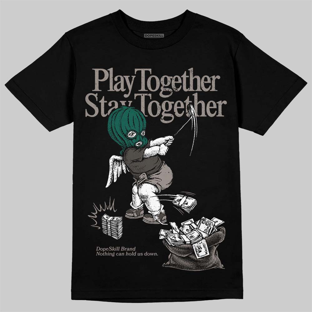 New Balance 2002R Protection Pack "Rain Cloud" DopeSkill T-Shirt Play together, Stay together Graphic Streetwear - Black