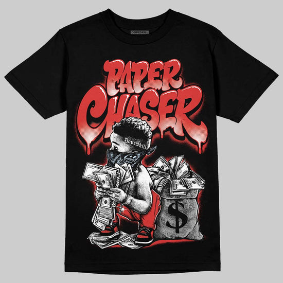 Jordan 6 “Reverse Infrared” DopeSkill T-Shirt Paper Chaser Boy Graphic Streetwear - Black