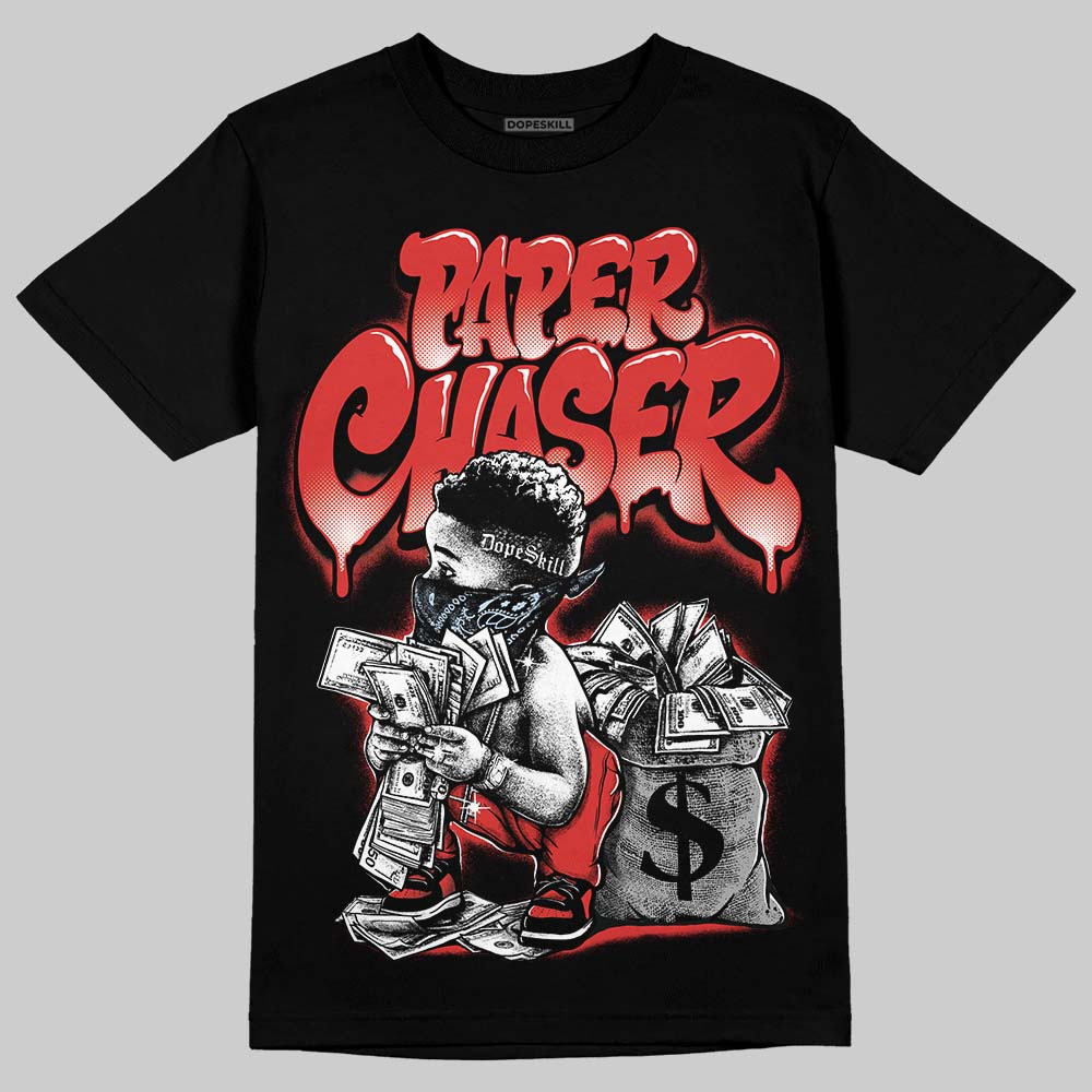 Jordan 6 “Reverse Infrared” DopeSkill T-Shirt Paper Chaser Boy Graphic Streetwear - Black