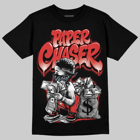 Jordan 6 “Reverse Infrared” DopeSkill T-Shirt Paper Chaser Boy Graphic Streetwear - Black