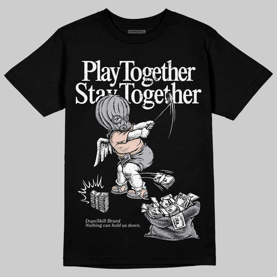 Asics Gel-1130 ‘Oyster Grey’ DopeSkill T-Shirt Play together, Stay together Graphic Streetwear - Black