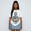Black University Blue 5s DopeSkill T-Shirt Scared Money Don't Make No Money Graphic