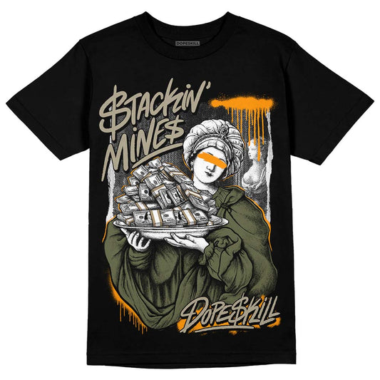 Air Max 90 Ballistic Neutral Olive DopeSkill T-Shirt Stackin Mines Graphic Streetwear - Black