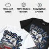 “True Blue” 3s DopeSkill T-Shirt Paid In Full Graphic