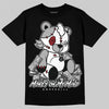 Jordan 11 “Bred Velvet” DopeSkill T-Shirt MOMM Bear Graphic Streetwear - Black