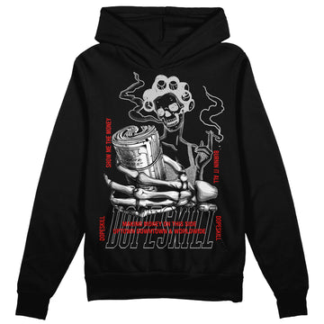 Jordan Spizike Low Bred DopeSkill Hoodie Sweatshirt Show Me The Money Graphic Streetwear - Black 